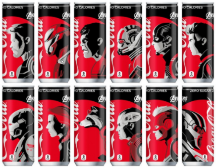 coca cola dos vingadores como licenciamento de marca